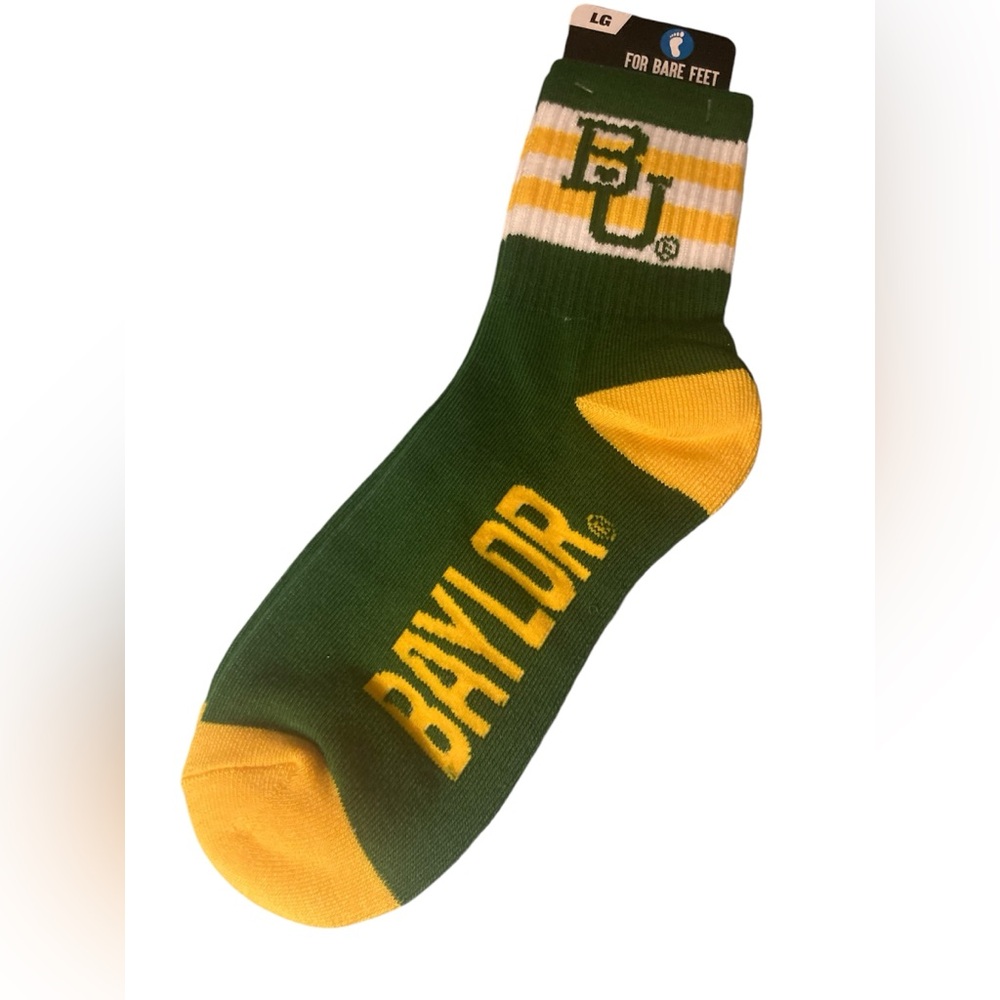 For Bare Feet Baylor University Socks